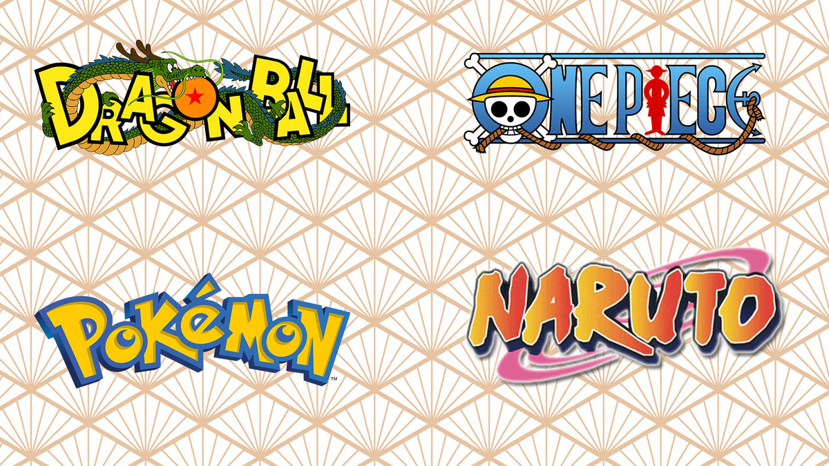 logo anime japonais sur fond de papier washi