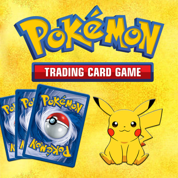 logo pokemon trading card game avec pikachu