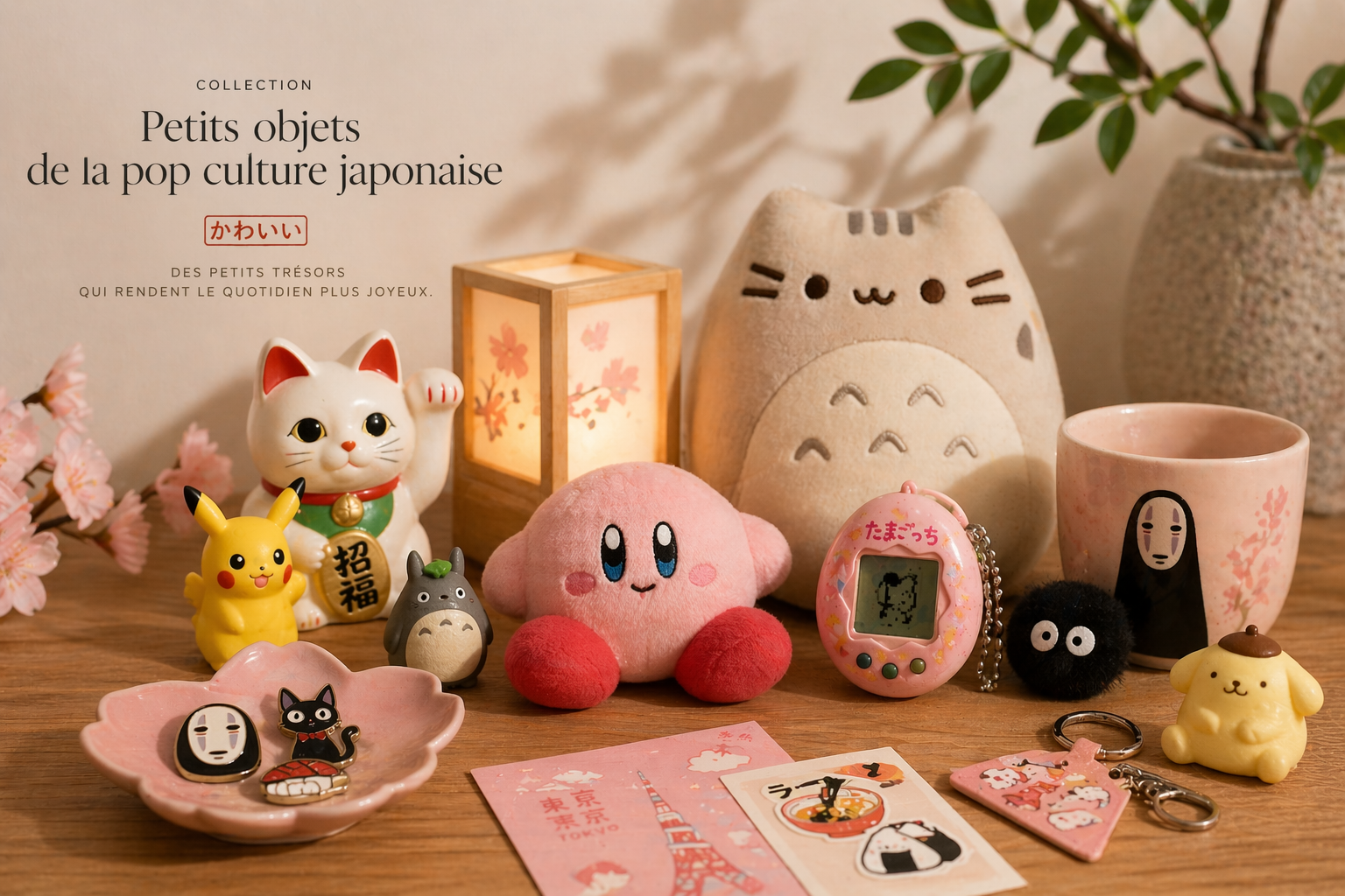 panoplie d'articles du quotidien et art de vivre japonais