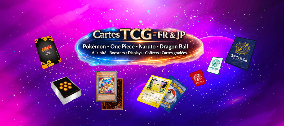 univers cartes tcg naruto, yu-gi-oh, pokemon, one piece