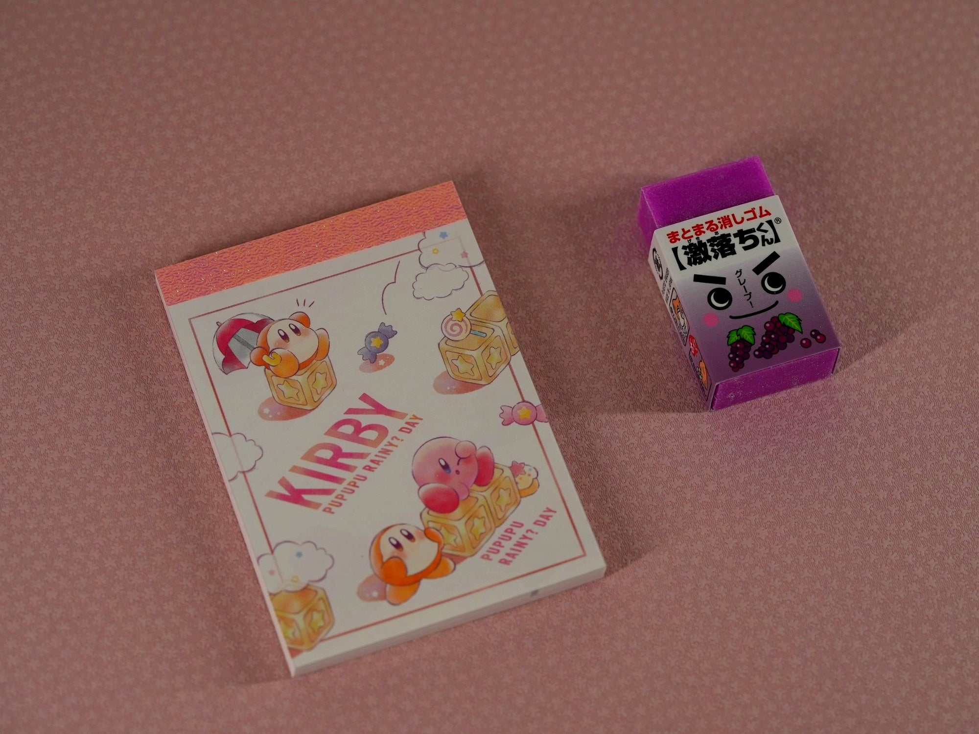 Kit de papeterie japonaise thématique Kirby (Made in Japan)