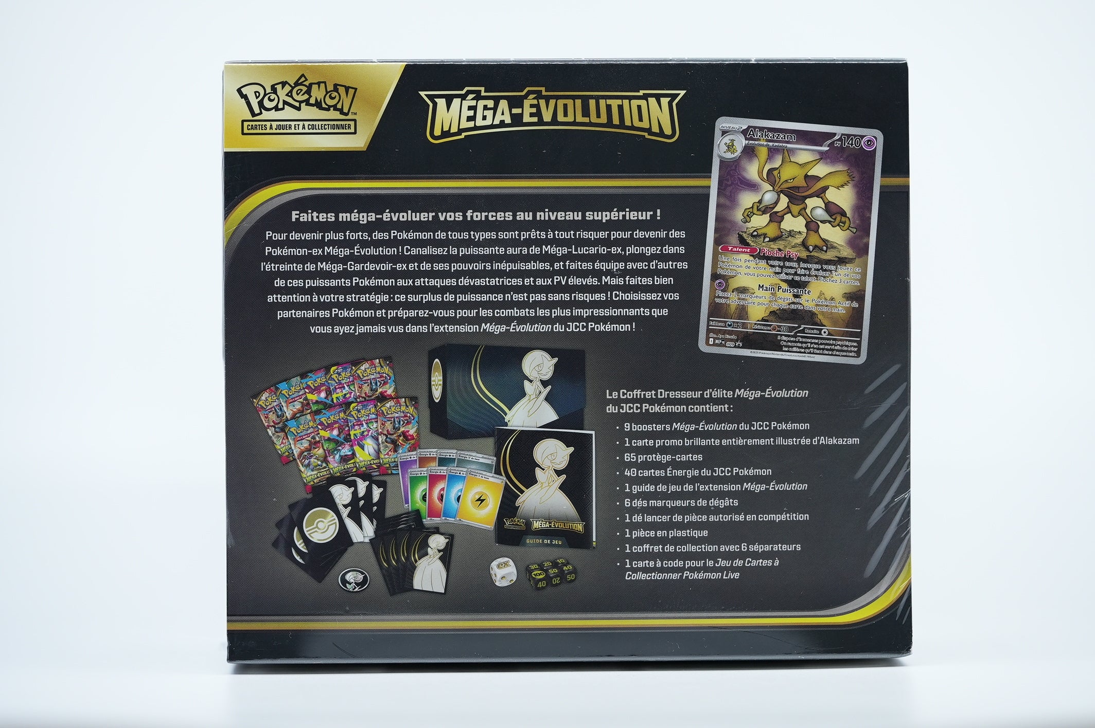 ETB Pokémon ME01 Méga-Évolution – Coffret Dresseur d'Élite Gardevoir