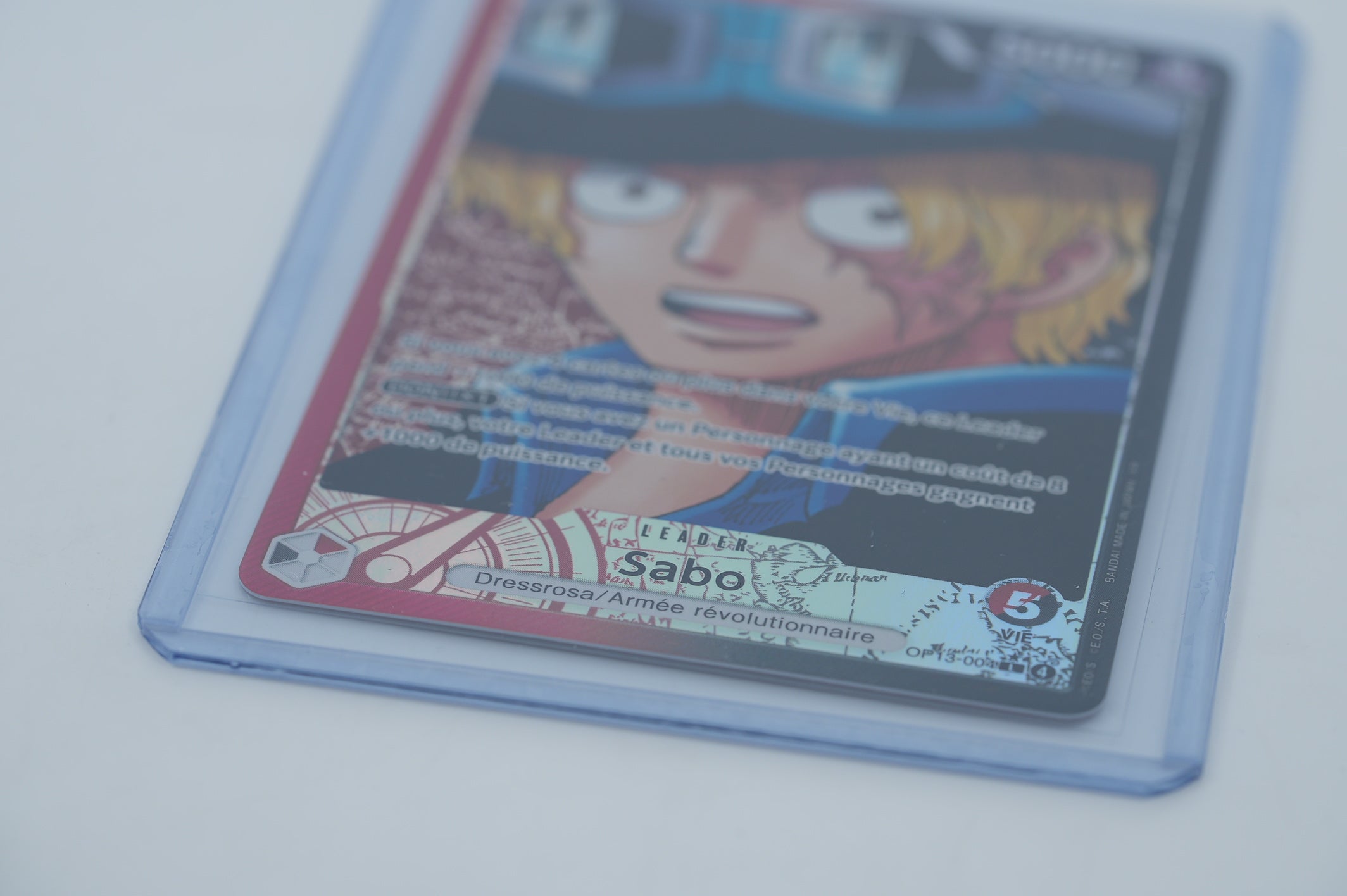 One Piece TCG Carte Sabo OP13-004 Leader Alt