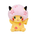 Peluche Pikachu Afro Sakura – Édition Pokémon Center Japon 🌸